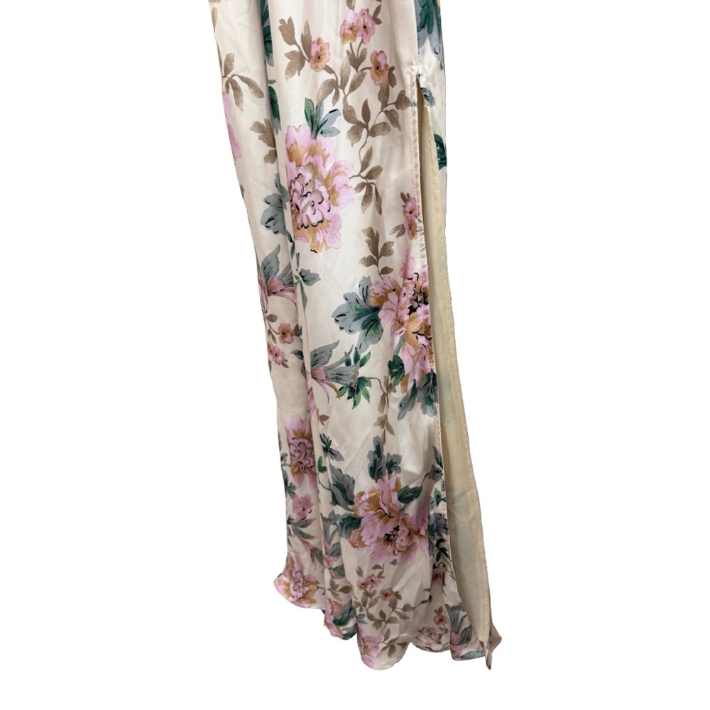 Petal & Pup Women’s Ricki Floral Satin Gown Size L - Picture 8 of 11